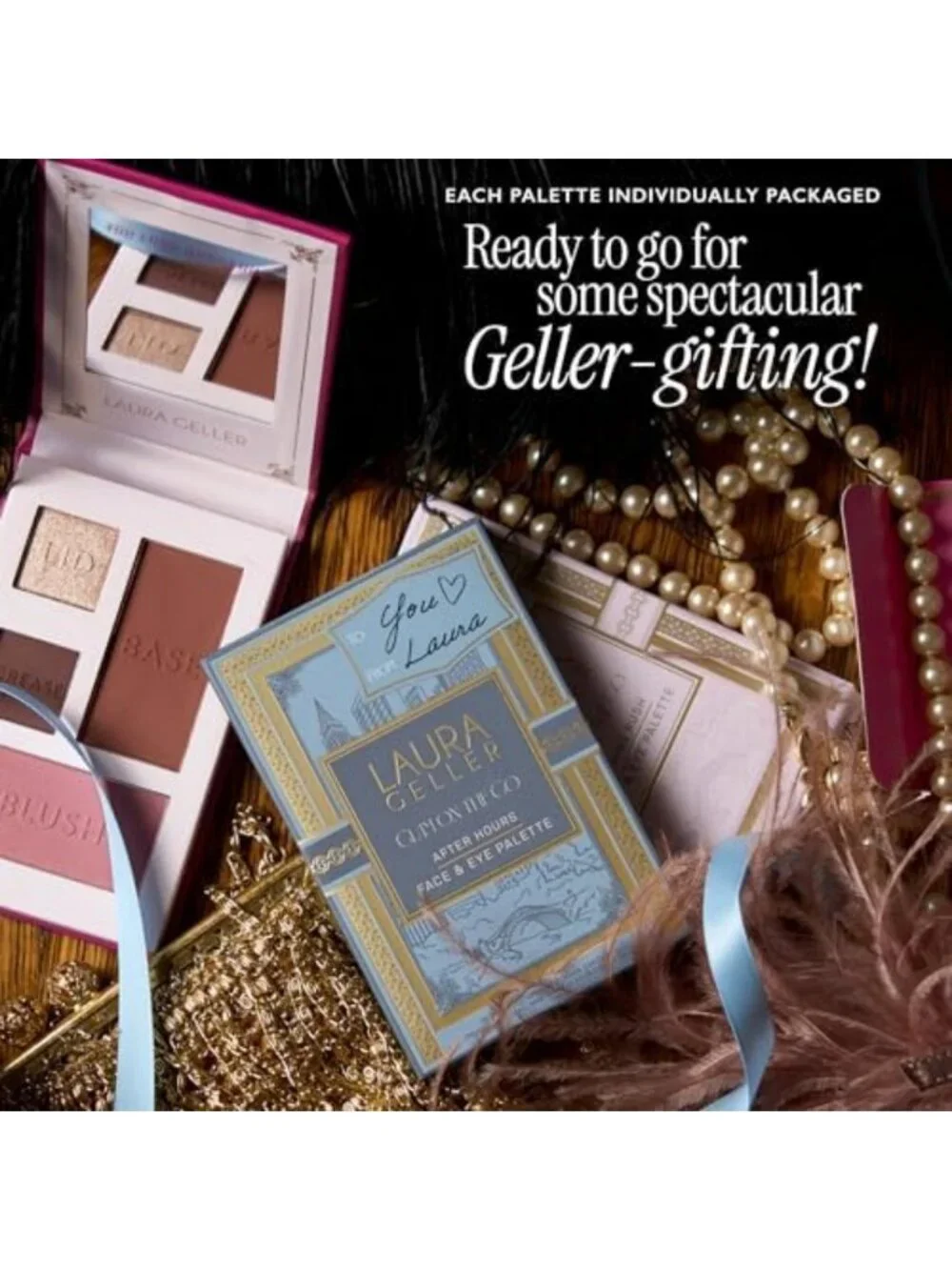 Travel-Friendly Eyeshadow & Blush Palette Set - Versatile Makeup for All